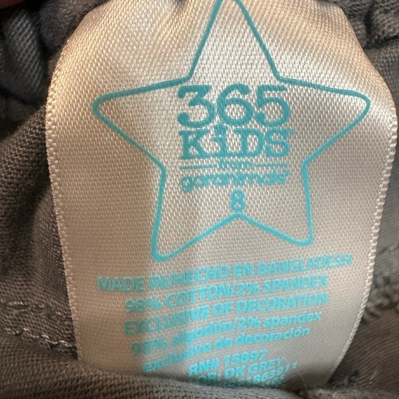 365 Kids Boys Gray Flat Front Casual/Dress Pants Size 8 - Picture 3 of 6